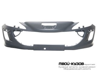 БАМПЕР ПЕРЕДНИЙ ГРУНТ (ТАЙВАНЬ) для Peugeot 308 (2007-)