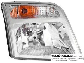 ФАРА ПРАВАЯ СТОРОНА ПОД КОРРЕКТОР (DEPO) для Ford TRANSIT CONNECT / TOURNEO CONNECT (09.2002-)