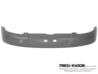 БАМПЕР ПЕРЕДНИЙ ВЕРХН СЕРЫЙ (ТАЙВАНЬ) для Toyota YARIS (1999 - 11.2002) (12.2002 - 07.2005)