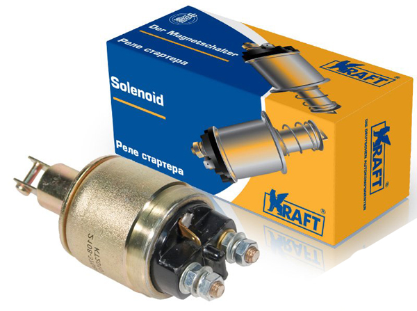 Реле стартера ВАЗ-2108 (втягивающее) с/о (KRAFT) КТ-201011