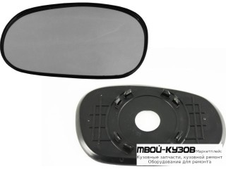 СТЕКЛО ЗЕРКАЛА ЛЕВАЯ СТОРОНА (КИТАЙ) для Daewoo LANOS (1998-) CHEVROLET LANOS (2002-)