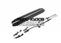 A173ALB.4108.2 - ПОРОГИ-ПОДНОЖКИ (КОМПЛЕКТ) Premium-Black (RIVAL) Nissan Murano Z51 (2009-2016)