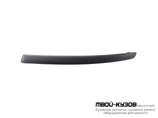 МОЛДИНГ БАМПЕРА ПЕРЕДНИЙ ЛЕВАЯ СТОРОНА БЕЗ ОТВ ПОД ДАТЧИКИ ТЕМНО-СЕРЫЙ (ТАЙВАНЬ) для BMW E87 (2003-)