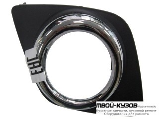 РЕШЕТКА БАМПЕРА ПЕРЕДНИЙ ЛЕВАЯ СТОРОНА С ОТВЕРСТИЯМИ ПОД ПРОТИВОТУМАННЫЕ ФАРЫ (КИТАЙ) для Toyota RAV4 (2006-)