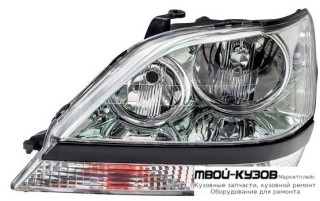 ФАРА ЛЕВАЯ СТОРОНА (USA) ВНУТРИ ХРОМ (КИТАЙ) для Lexus RX 300 (1999 - 02.2002)