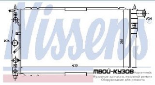 РАДИАТОР ОХЛАЖДЕНИЯ 1.3 1.5 1.6 AT MT для Daewoo LANOS (1998-) CHEVROLET LANOS (2002-)