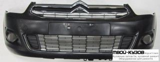 БАМПЕР ПЕРЕДНИЙ В СБОРЕ (КИТАЙ) для Citroen C-ELYSEE (2013-)