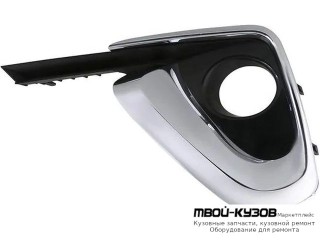 РЕШЕТКА БАМПЕРА ПЕРЕДНИЙ ЛЕВАЯ СТОРОНА С ХРОМ МОЛДИНГ (КИТАЙ) для Toyota FORTUNER (2015-)