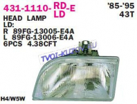 ФАРА левая  - для FORD FIESTA