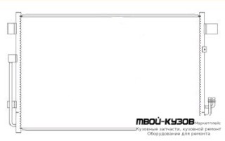 TEANA КОНДЕНСАТОР КОНДИЦИОНЕРА для Nissan TEANA (2008-2013)