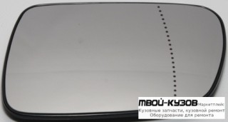 СТЕКЛО ЗЕРКАЛА ЛЕВАЯ СТОРОНА С ПОДОГРЕВОМ (ASPHERICAL) (ТАЙВАНЬ) для Peugeot 307 (2005-), Peugeot 307 (08.2001-)