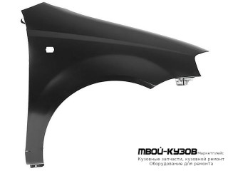 КРЫЛО ПЕРЕДНИЙ ПРАВАЯ СТОРОНА С ОТВ ПОД ПОВТОРИТЕЛЬ (ТАЙВАНЬ) для Chevrolet AVEO T200 (2004-)