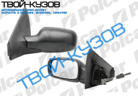 MEGANE II 03- ЗЕРКАЛО L МЕХАНИЧЕСКОЕ