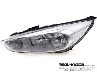 ФАРА ЛЕВАЯ СТОРОНА С КОРРЕКТОР ВНУТРИ ХРОМ (DEPO) для Ford FOCUS (2014-)