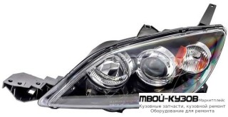 ФАРА ЛЕВАЯ СТОРОНА ПОД КОРРЕКТОР (ХЭТЧБЭК) (DEPO) для Mazda 3 (2004-)