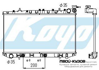 РАДИАТОР ОХЛАЖДЕНИЯ AT 1.8 (KOYO) для Nissan PRIMERA P10 (09.1990 - 10.1996) КРОМЕ W10