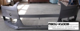 БАМПЕР ПЕРЕДНИЙ С ОТВЕРСТИЯМИ ПОД ОМЫВАТЕЛЬ ФАР , ПОД ДАТЧИКИ (КИТАЙ) для Audi A4 (2012-2015)