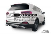 AFZDAKS1509 - ЗАЩИТА ЗАДНЕГО БАМПЕРА d57 (Arbori) Kia Sorento Prime (2014-2019)