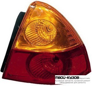 ФОНАРЬ ЗАДНИЙ ВНЕШНИЙ ПРАВАЯ СТОРОНА (СЕДАН) (DEPO) КРАСНЫЙ-ЖЕЛТ для Suzuki LIANA (2002-)