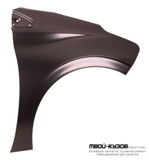 КРЫЛО ПЕРЕДНИЙ ПРАВАЯ СТОРОНА (ТАЙВАНЬ) для Peugeot 208 (2012-)