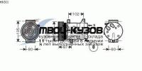RTK311 - КОМПРЕССОР КОНДИЦИОНЕРА (AVA) Renault Laguna 2 (2001-2004)