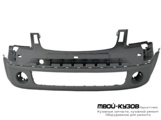 БАМПЕР ПЕРЕДНИЙ НИЖН , С ОТВ П/ ОМЫВАТЕЛЬ ГРУНТ (ТАЙВАНЬ) для Citroen C2 (10.2003-)