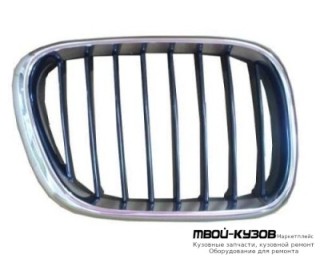 РЕШЕТКА РАДИАТОРА ПРАВАЯ СТОРОНА ХРОМ-ЧЁРНЫЙ (ТАЙВАНЬ) для BMW E53 X5 (1999-2004.2004 - 2006)