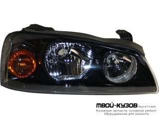 ФАРА ПРАВАЯ СТОРОНА ПОД КОРРЕКТОР ВНУТРИ ЧЁРНЫЙ (КИТАЙ) для Hyundai ELANTRA (2004-)