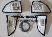 MB368-B7WW4 - ТЮНИНГ-ФОНАРИ (КОМПЛЕКТ) в крыло и в крышку багажника (EAGLE EYES) Mitsubishi Pajero Sport (2009-)