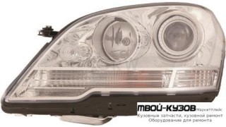 ФАРА ЛЕВАЯ СТОРОНА С КОРРЕКТОР AFS ЛИНЗОВАННАЯ (КСЕНОН) (DEPO) для Mercedes W164 (ML) (07.2005-)