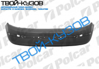 FABIA 00- БАМПЕР ЗАДНИЙ ЧЕРНЫЙ