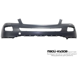 БАМПЕР ПЕРЕДНИЙ ВНЕШНИЙ , С ОТВ П/ОМЫВАТЕЛЬ , БЕЗ ОТВ ПОД ДАТЧИКИ (ТАЙВАНЬ) для Mercedes W164 (ML) (07.2005-)