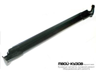 ПОРОГ-ПОДНОЖКА ЛЕВАЯ + ПРАВАЯ (КОМПЛЕКТ) АЛЮМИН для Honda CRV (2006-2011)