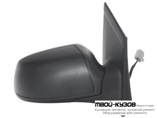 ЗЕРКАЛО ПРАВАЯ СТОРОНА ЭЛЕКТР С ПОДОГРЕВОМ (CONVEX) ГРУНТ (ТАЙВАНЬ) для Ford FOCUS (2005-)