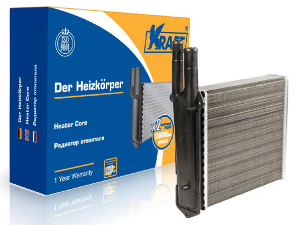 Радиатор отопителя ВАЗ-2111(2110-12 с 2003) алюминиевый (KRAFT) КТ 104016