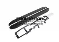 A173ALB.2103.1 - ПОРОГИ-ПОДНОЖКИ (КОМПЛЕКТ) Premium-Black (RIVAL) Honda CR V 5 (2017-)