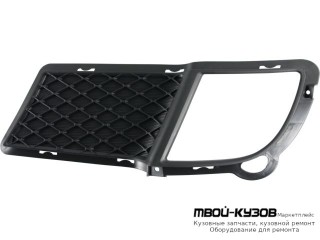 РЕШЕТКА БАМПЕРА ПЕРЕДНИЙ ЛЕВАЯ СТОРОНА С ОТВЕРСТИЯМИ ПОД ПРОТИВОТУМАННЫЕ ФАРЫ (КИТАЙ) для KIA CERATO (2009-2012)