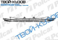 207 06- РЕШЕТКА В БАМПЕР ЧЕРНАЯ, ВЕРХ (СПОРТ)