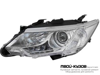 ФАРА ЛЕВАЯ СТОРОНА ЛИНЗОВАННАЯ С КОРРЕКТОР , ДИОД (КИТАЙ) для Toyota CAMRY V50 (2011-)