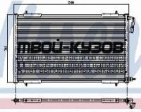 94392K - РАДИАТОР КОНДИЦИОНЕРА (КИТАЙ) Peugeot 206 (1998-2002)
