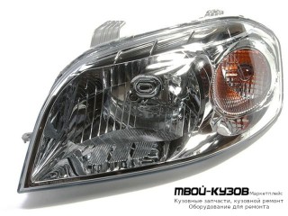 ФАРА ЛЕВАЯ СТОРОНА С КОРРЕКТОР (СЕДАН) (КИТАЙ) для Chevrolet AVEO T250 (2006-)