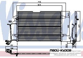 AUDI A4 КОНДЕНСАТОР КОНДИЦИОНЕРА (см.каталог) для Audi A4 (12.1994 - 12.1998)
