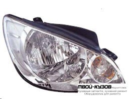 ФАРА ПРАВАЯ СТОРОНА ПОД КОРРЕКТОР (DEPO) для Hyundai GETZ (2005-)