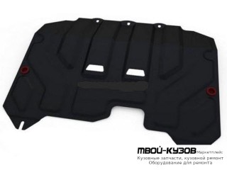 ЗАЩИТА ПОДДОНА ДВИГАТЕЛЯ + КПП , С КРЕПЛЕН , СТАЛЬН для Hyundai IX35 (2010-), KIA SPORTAGE (2010-2016)