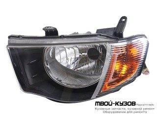 ФАРА ЛЕВАЯ СТОРОНА ПОД КОРРЕКТОР (DEPO) для Mitsubishi L200 (2005-)