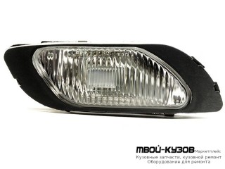 ФАРА ПРОТИВОТУМАННАЯ ПРАВАЯ СТОРОНА ТЮНИНГ ПРОЗРАЧНЫЙ ХРУСТАЛ ВНУТРИ ХРОМ для Daewoo NEXIA (1995-)
