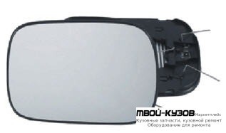 СТЕКЛО ЗЕРКАЛА ЛЕВАЯ СТОРОНА С ПОДОГРЕВОМ (ASPHERICAL) (ТАЙВАНЬ) для Volvo XC90 (2003-)