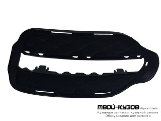 РЕШЕТКА БАМПЕРА ПЕРЕДНИЙ ЛЕВАЯ СТОРОНА С ОТВ П/ DRL( ХОД. ОГНИ) (ТАЙВАНЬ) для Mercedes X204 GLK-CLASS (2008-)