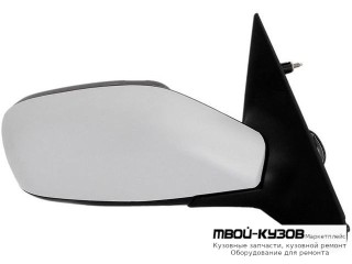 ЗЕРКАЛО ПРАВАЯ СТОРОНА ЭЛЕКТР С ПОДОГРЕВОМ , ТЕМПЕР ДАТЧИК (CONVEX) ГРУНТ (ТАЙВАНЬ) для Renault LAGUNA (09.2001-)