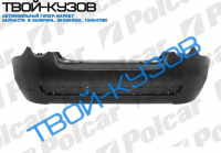 AVEO HB 08- БАМПЕР ЗАДНИЙ ПОД ПОКРАСКУ
